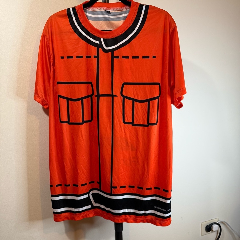 Lego Formula 1 Orange Graphic Short Sleeve Tee